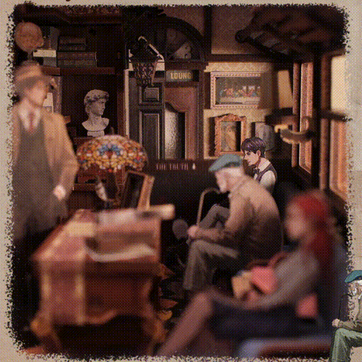 Mystery on the Train Book Nook DIY