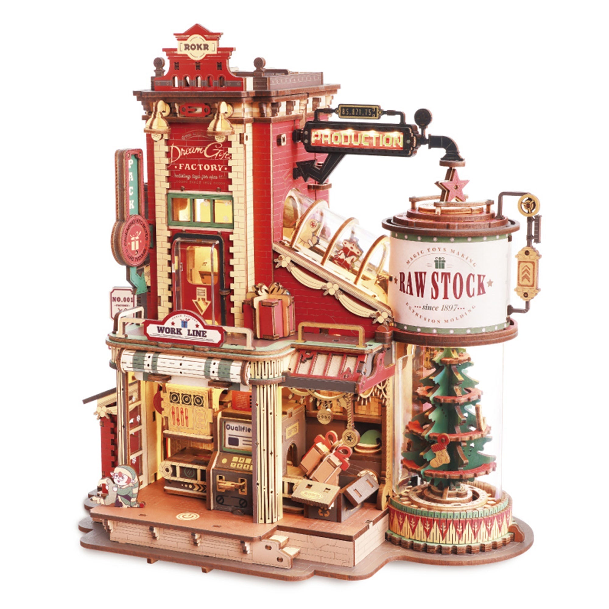 Enchanted Christmas - Santa's Musical Factory 3D Puzzle