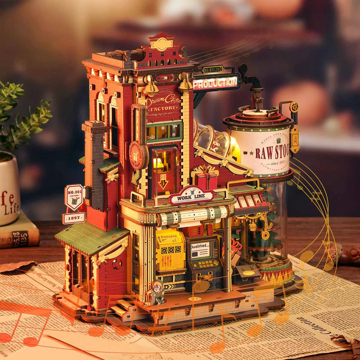 Enchanted Christmas - Santa's Musical Factory 3D Puzzle