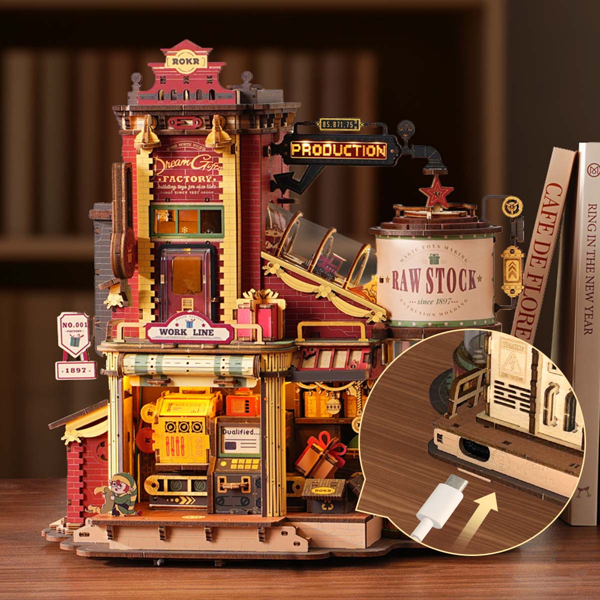 Enchanted Christmas - Santa's Musical Factory 3D Puzzle