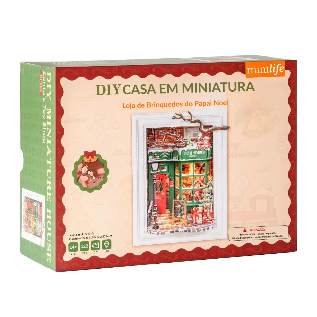Enchanted Christmas - Santa's Toy Store 3D Puzzle Frame