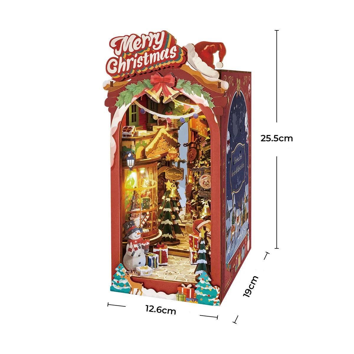 Enchanted Christmas - Festive Street Book Nook DIY