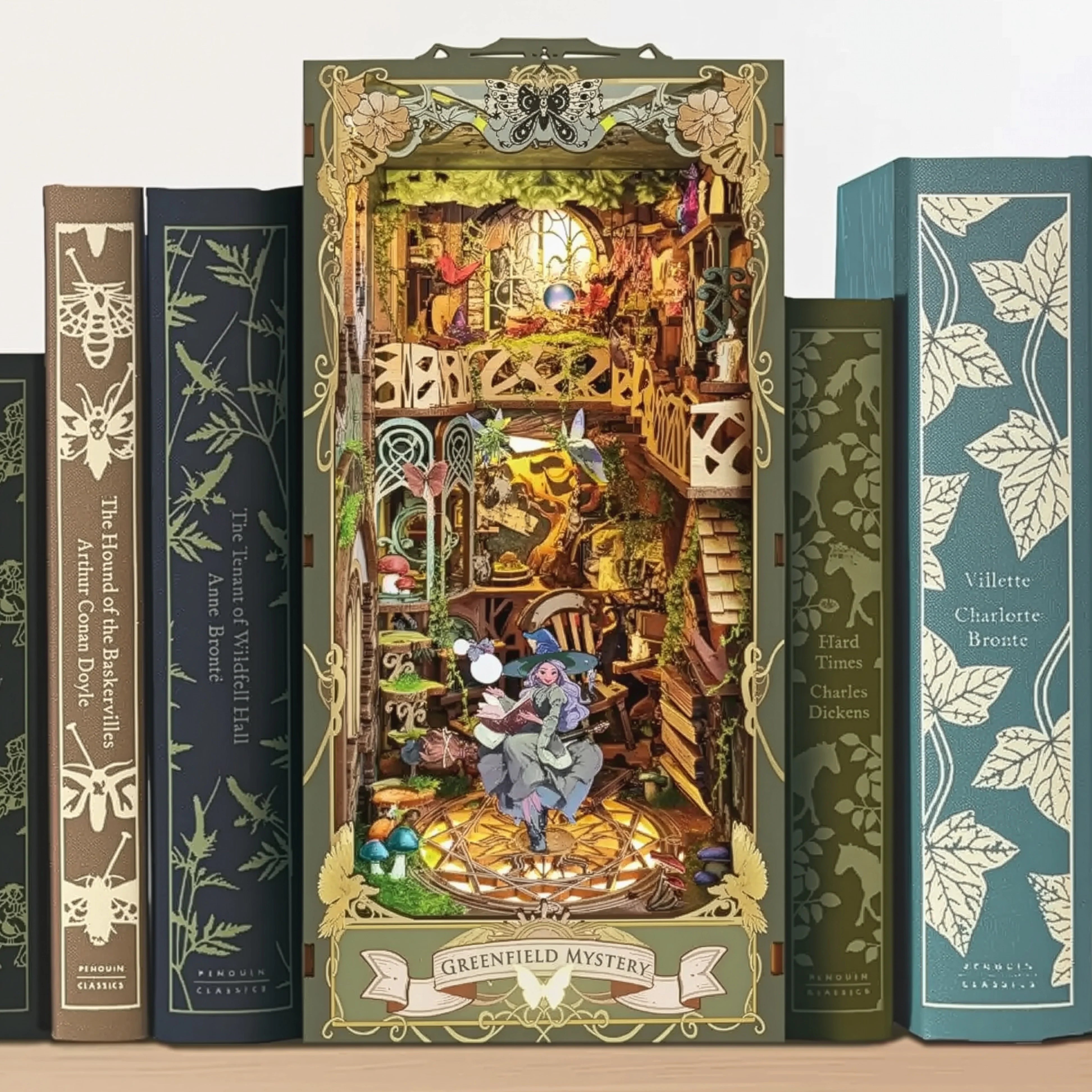 Fairy Green Kingdom Book Nook DIY