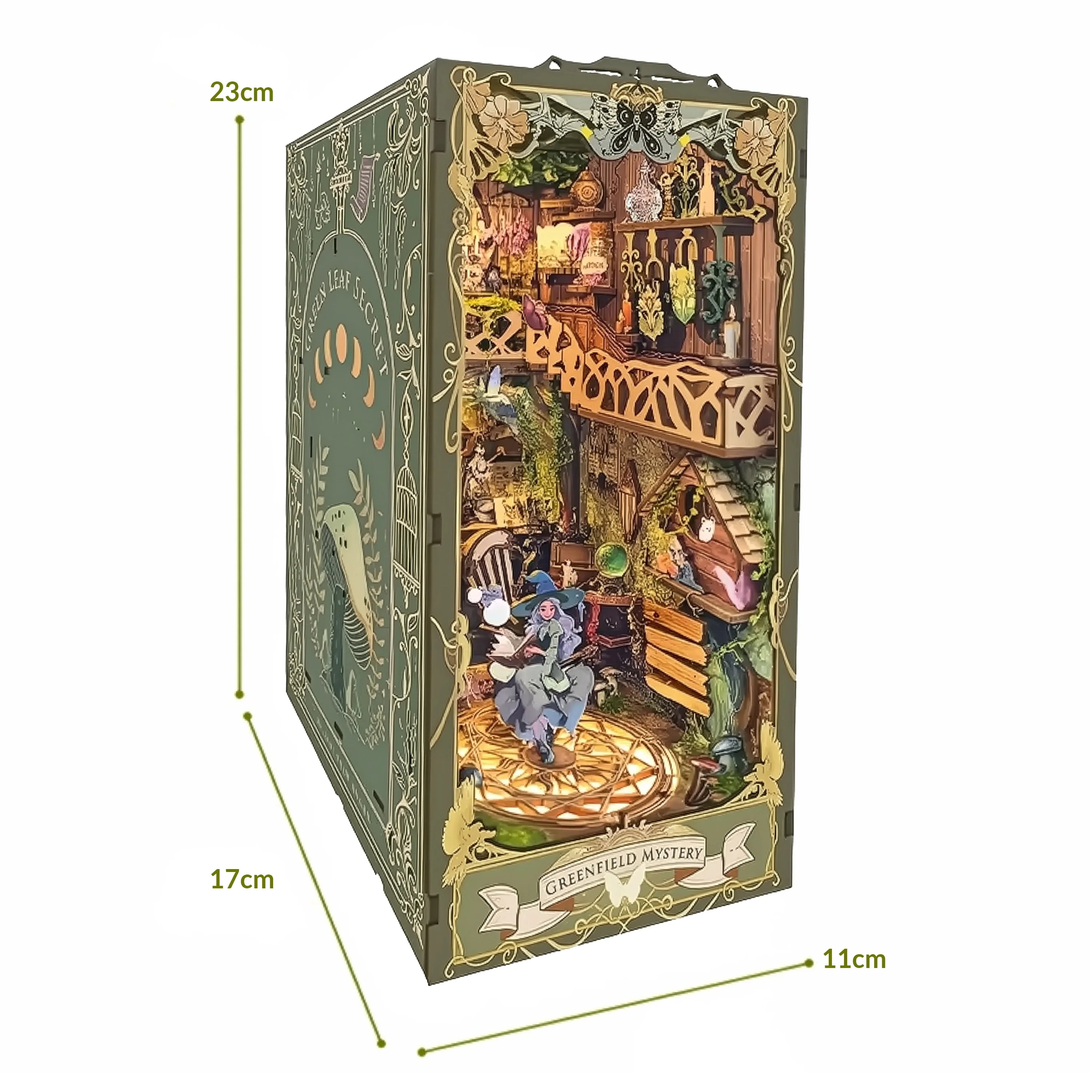 Fairy Green Kingdom Book Nook DIY