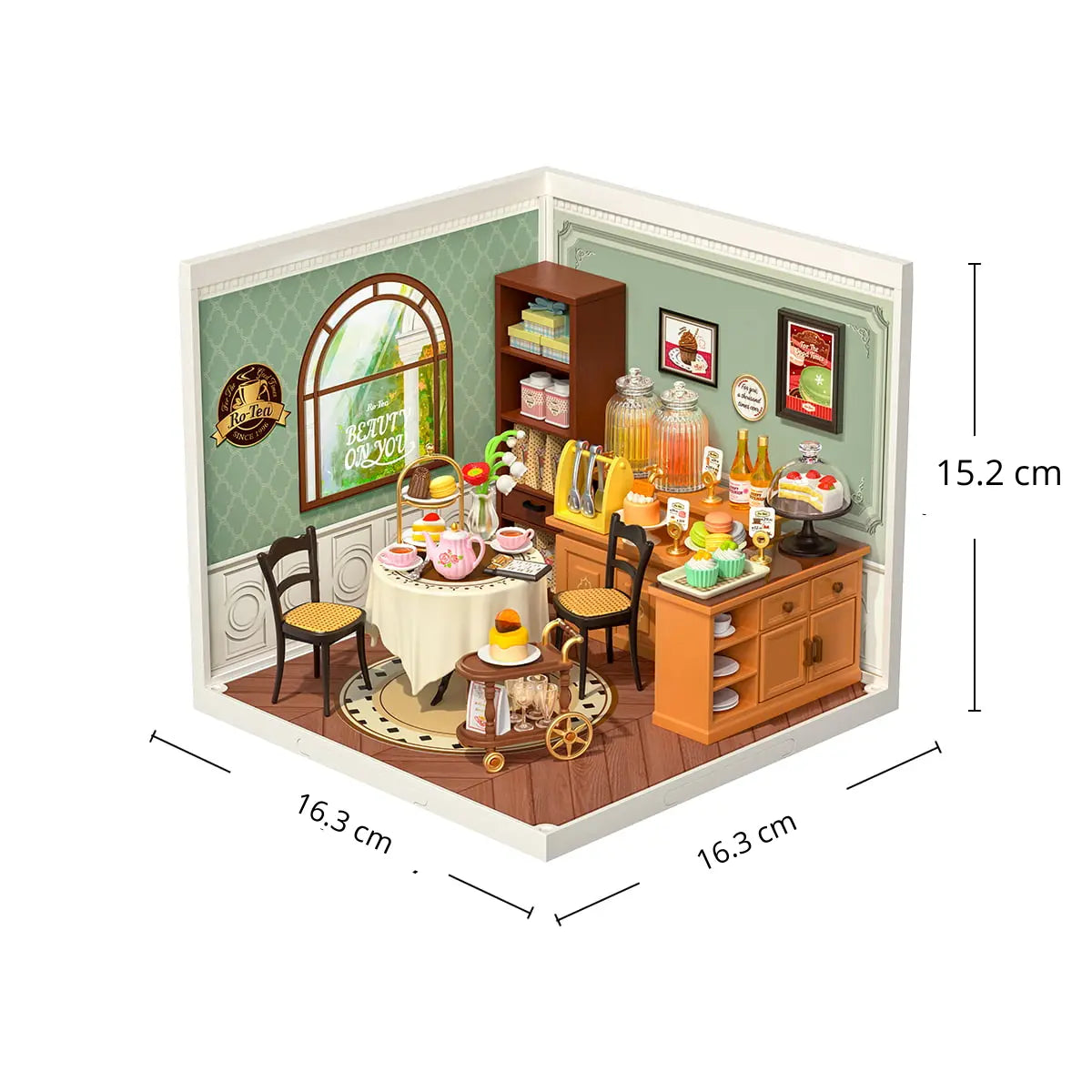Charming Tea Room Miniature House DIY