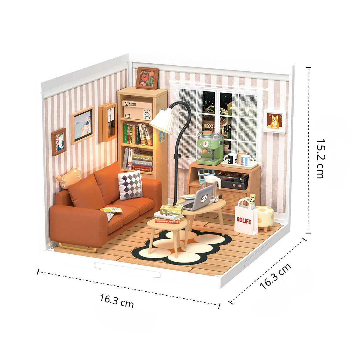 Cozy Living Room Miniature DIY