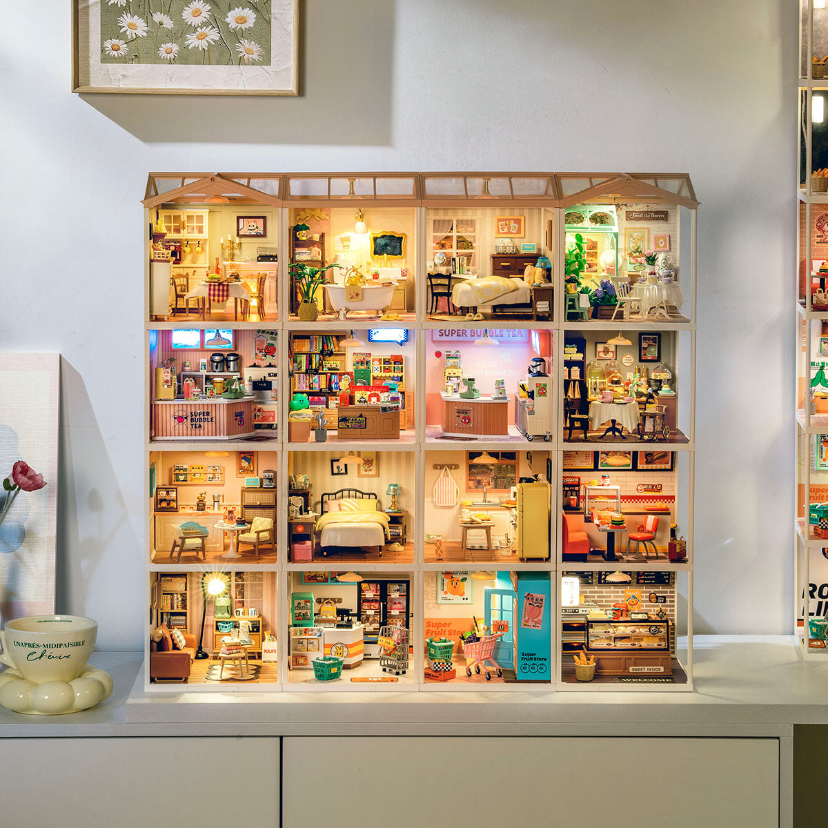 Cozy Dining Room Miniature House DIY