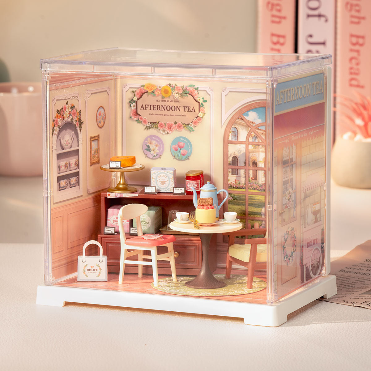 Afternoon Tea Room Miniature DIY
