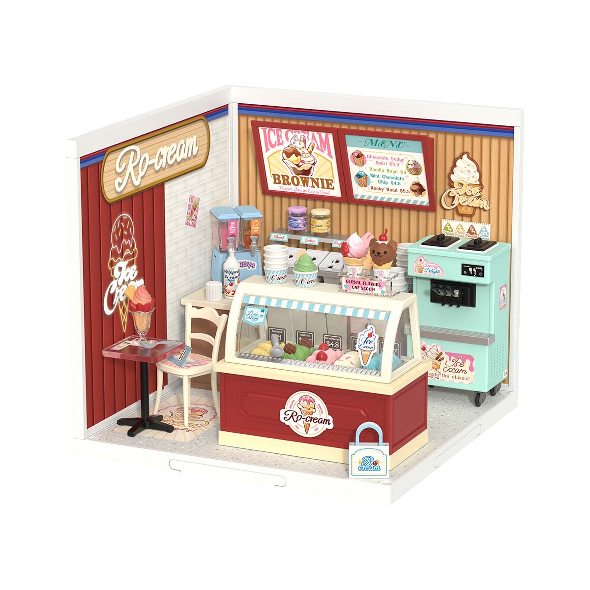 Delicious Ice Cream Shop Miniature DIY