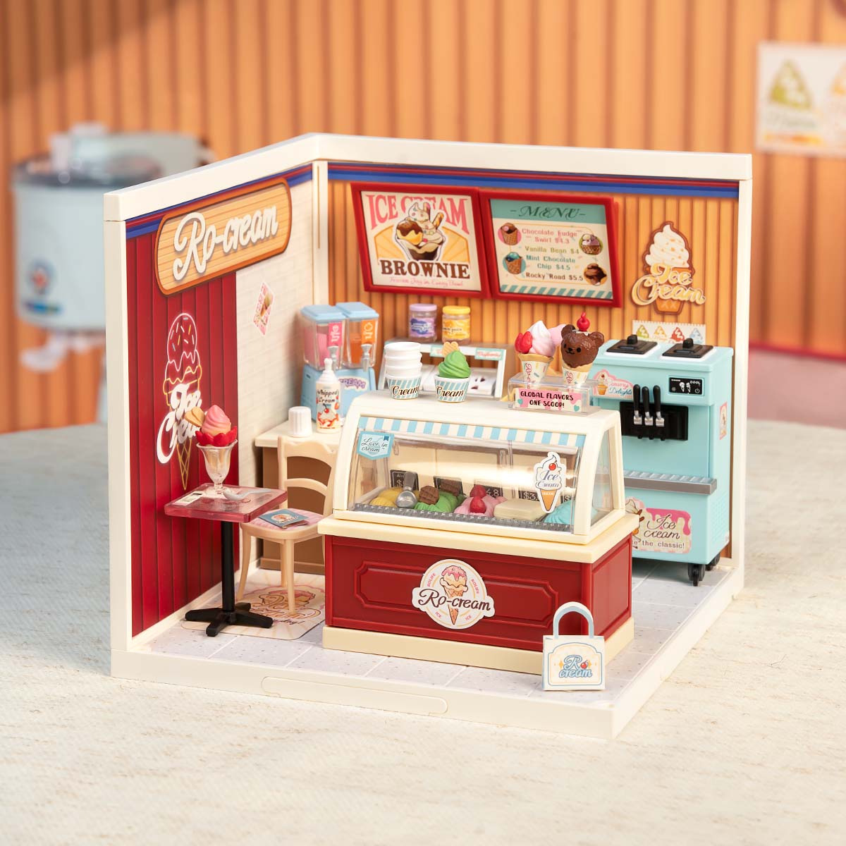 Delicious Ice Cream Shop Miniature DIY
