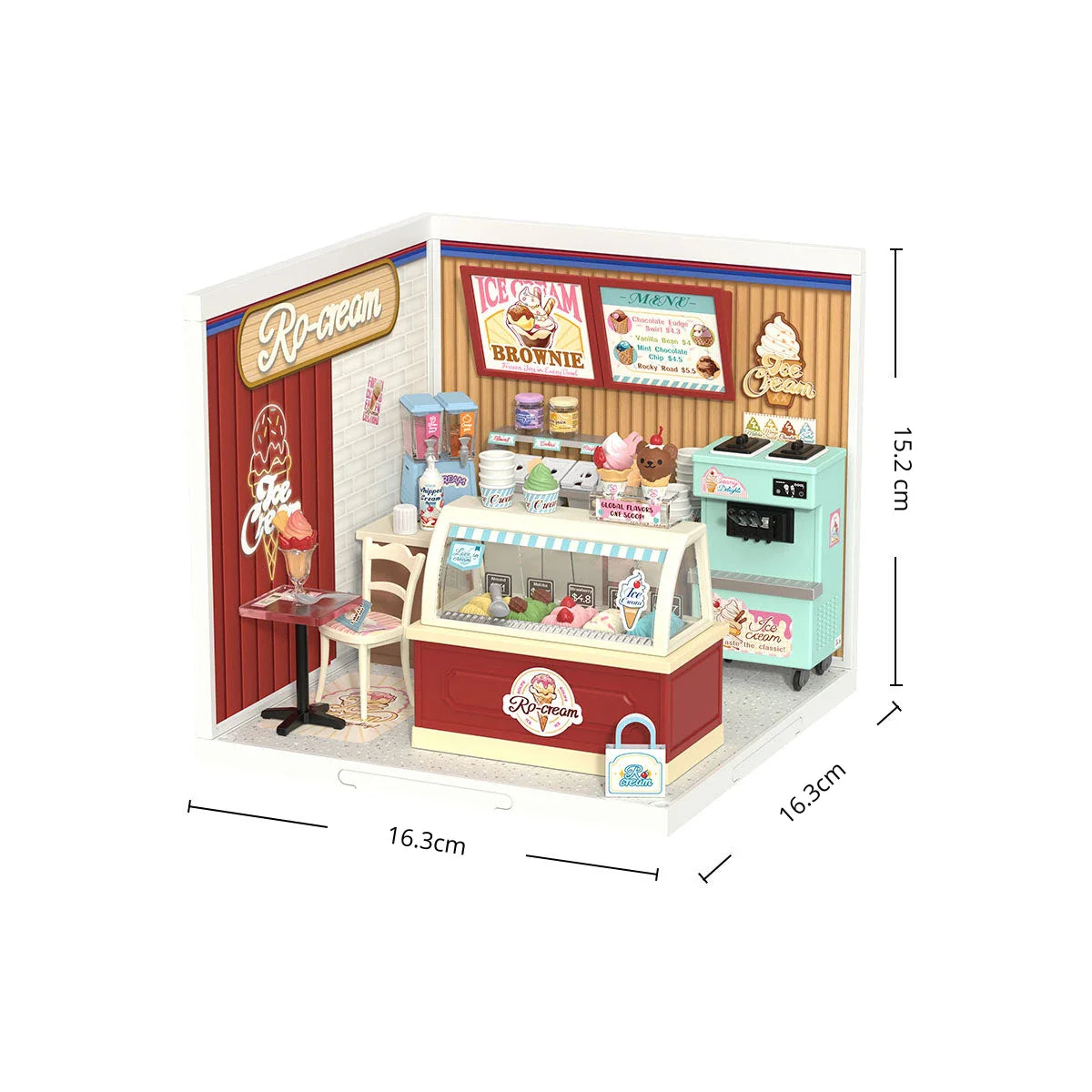 Delicious Ice Cream Shop Miniature DIY