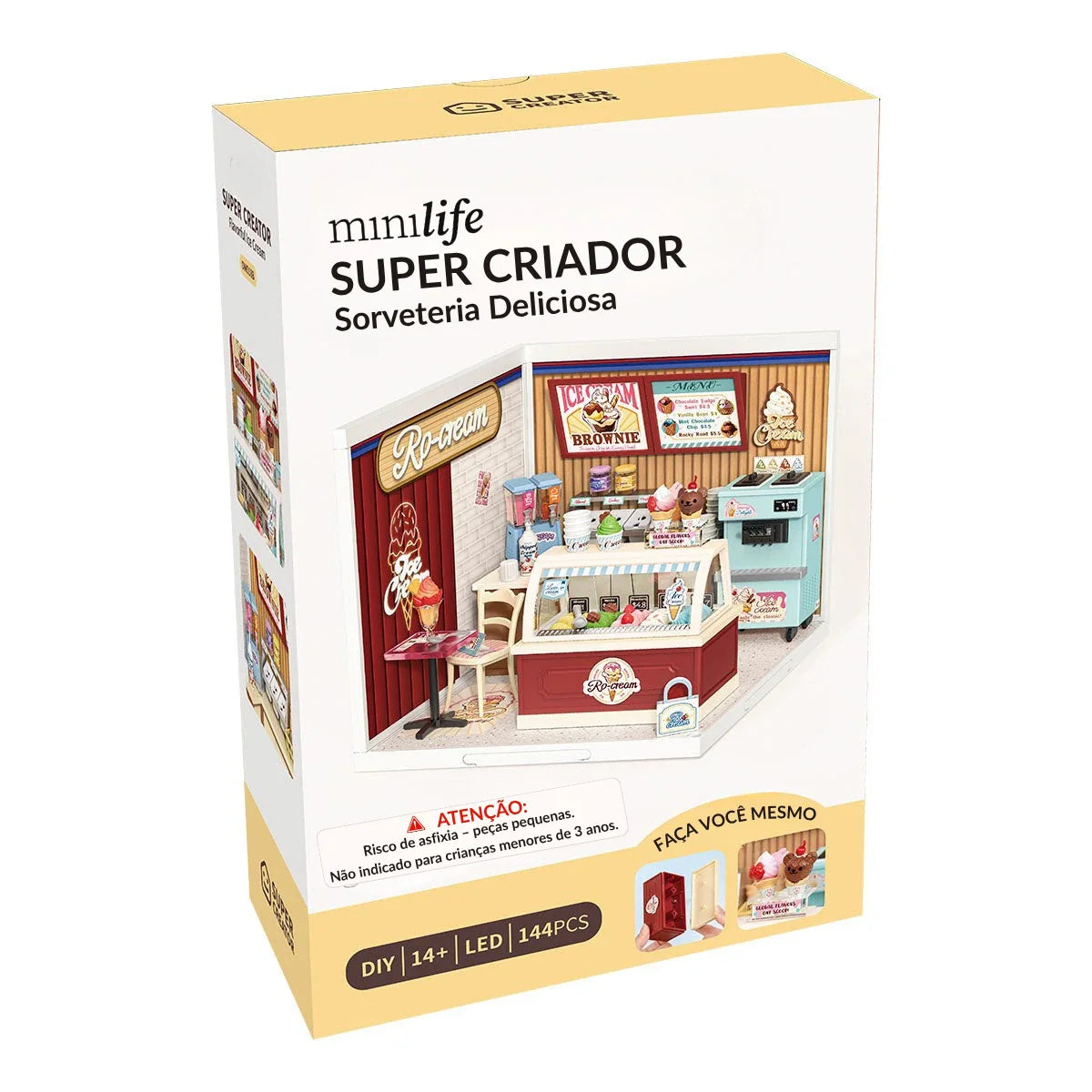 Delicious Ice Cream Shop Miniature DIY